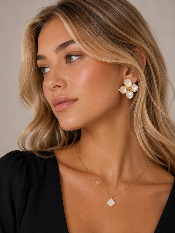 Boucles d'oreilles fleurs ÉLINE L'ATELIER