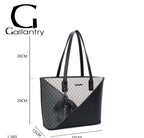 Sac Cabas bicolore monogramme GALLANTRY