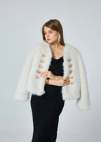 Manteau fausse fourrure FRIME