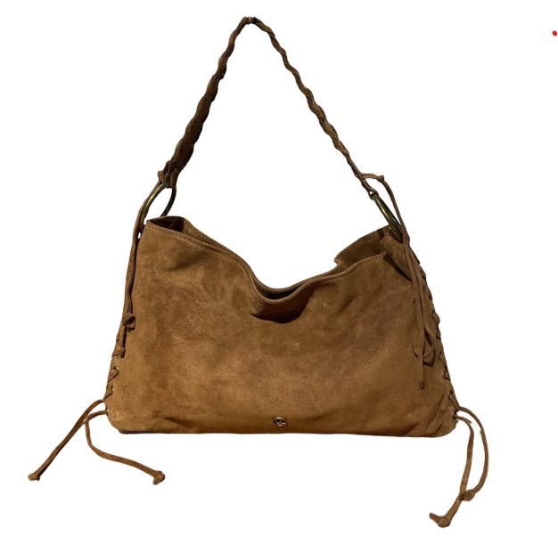 Sac à main en cuir suédé Lanel LOUISA LEE