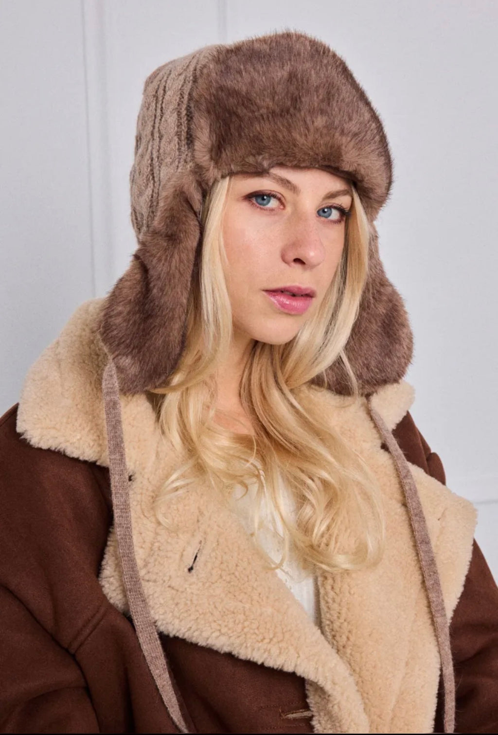 Bonnet cache-oreilles en laine BYREN | ÉLINE L'ATELIER