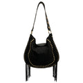 Sac Hobo Cuir Suède Franges MARIANA LOUISA LEE