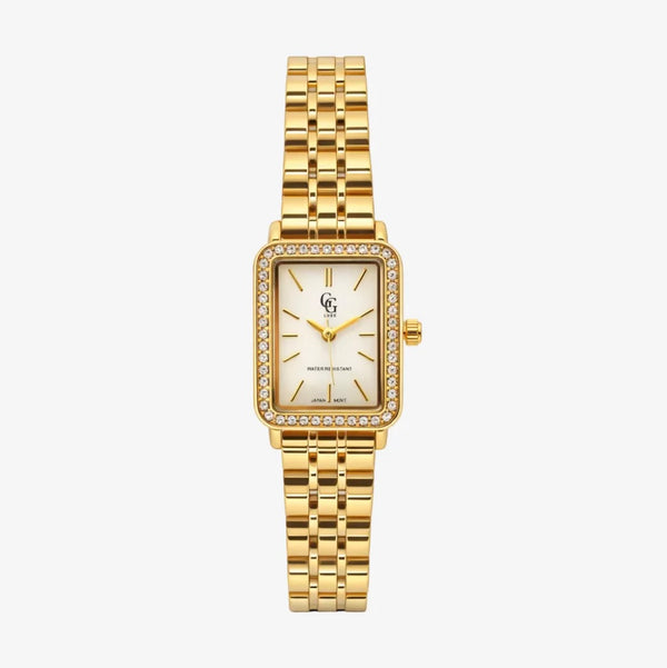 Montre Héloïse strass dorée GG LUXE WATCH