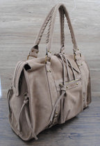 Sac à main cuir suède SYSTYLE
