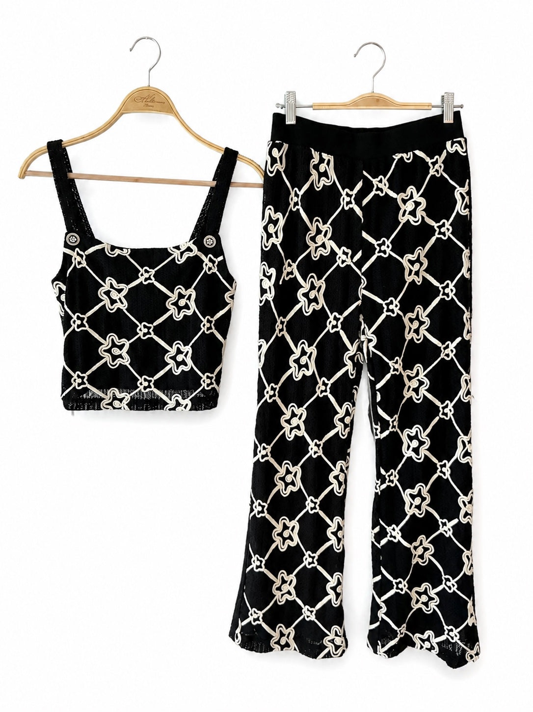 Ensemble débardeur & pantalon évasé MISS CHARM