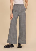 Ensemble blazer et pantalon à carreaux frime