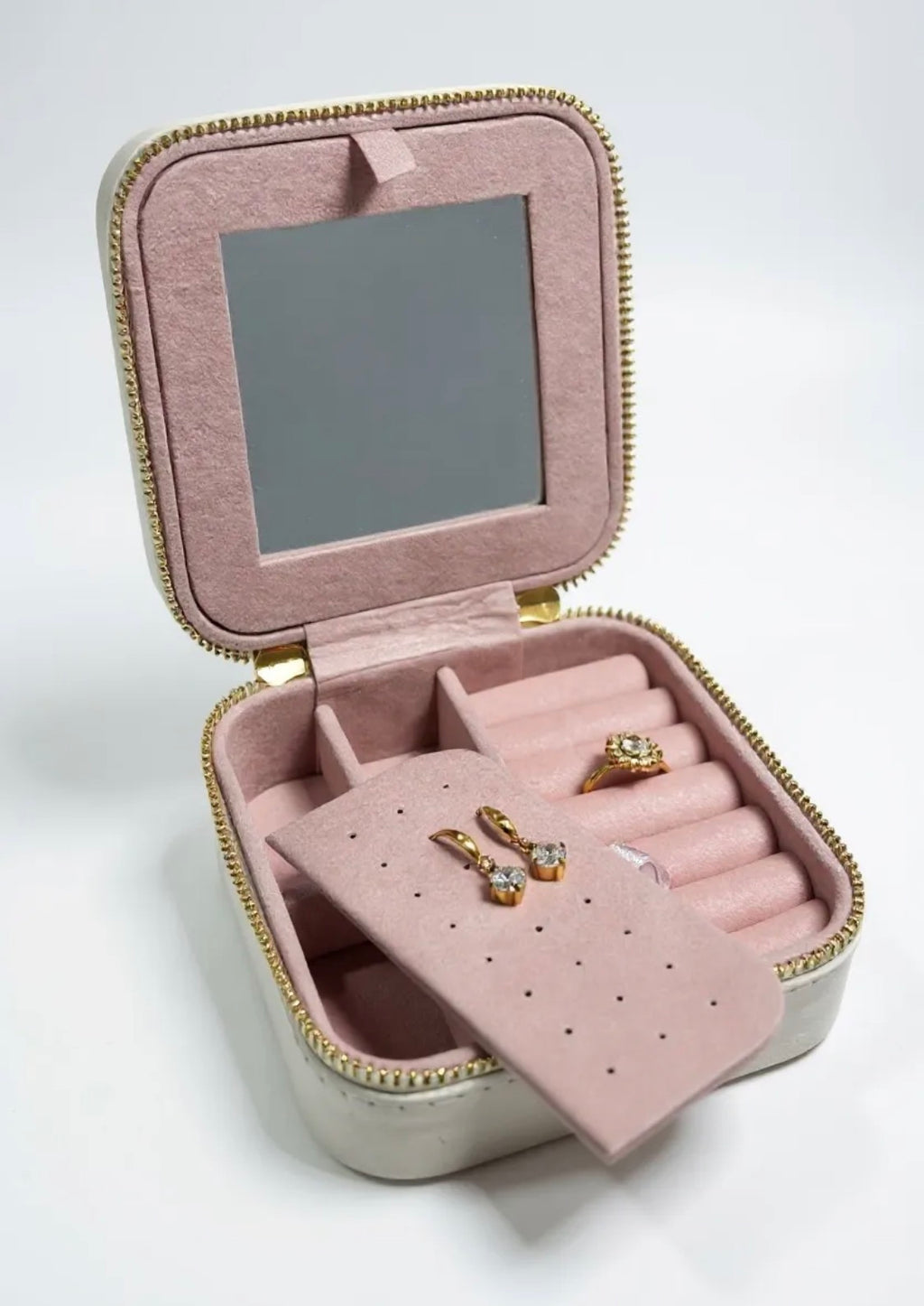 Boîte à bijoux avec miroir ÉLINE L’ATELIER