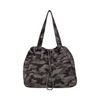 Sac épaule en toile camouflage LOUISA LEE