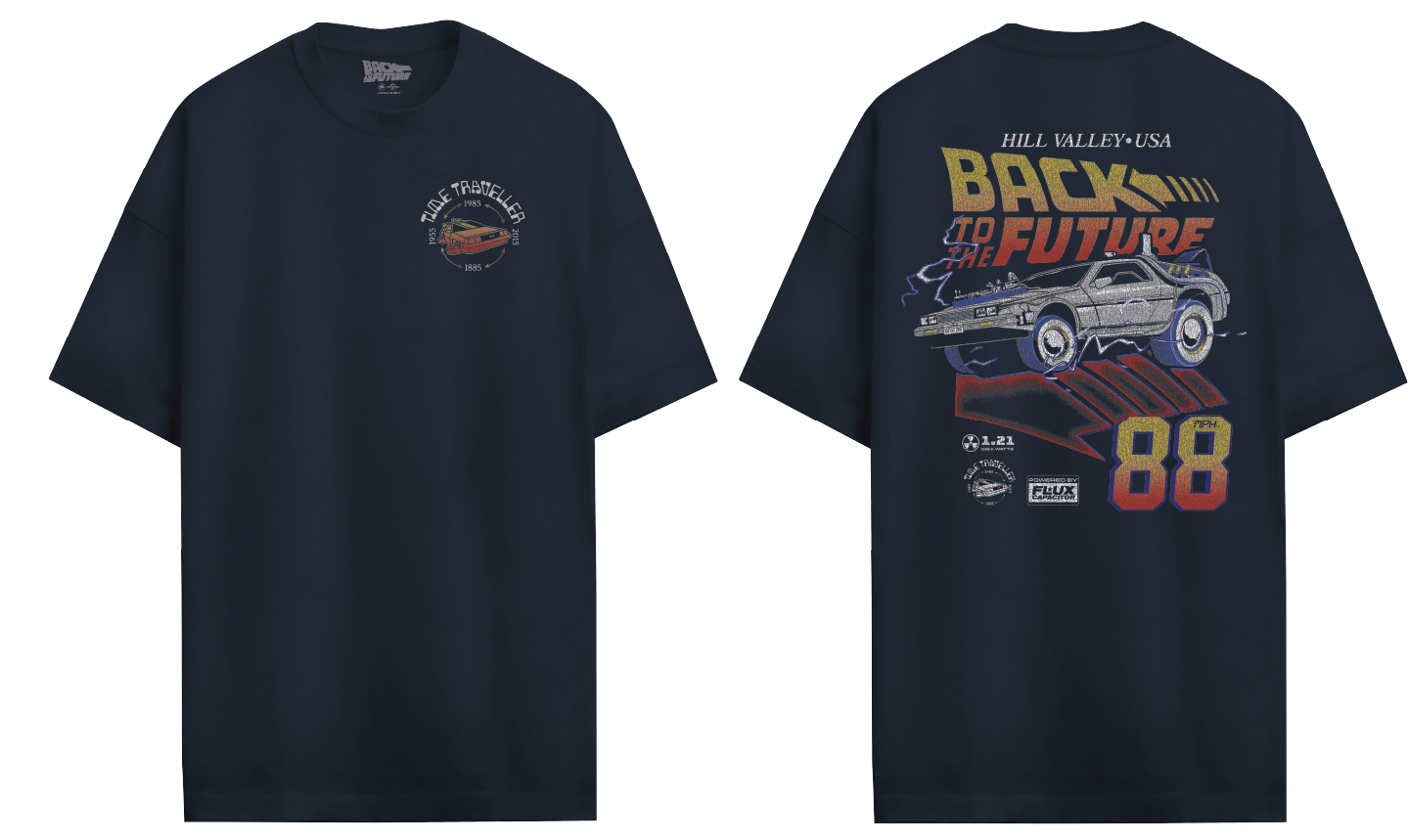 T-shirt Retour vers le futur - Style ICONIC FUTURE PAST - T-shirt homme - COTTON DIVISION