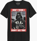 T-shirt Star Wars - T-shirt Noir manches courtes - T-shirt homme - COTTON DIVISION