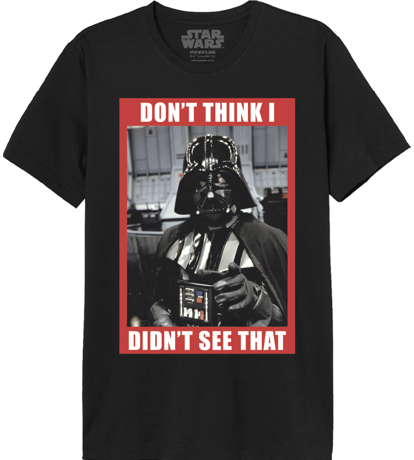 T-shirt Star Wars - T-shirt Noir manches courtes - T-shirt homme - COTTON DIVISION