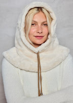 Cagoule moumoutée polaire ÉLINE L'ATELIER