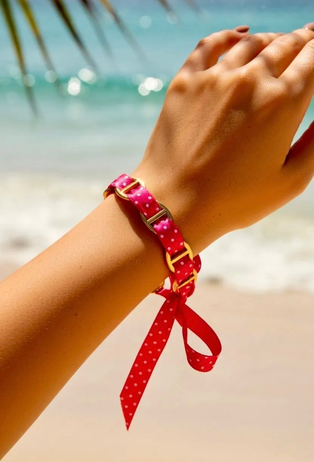 Joncs Ruban à Pois Acier Inoxydable ROSA