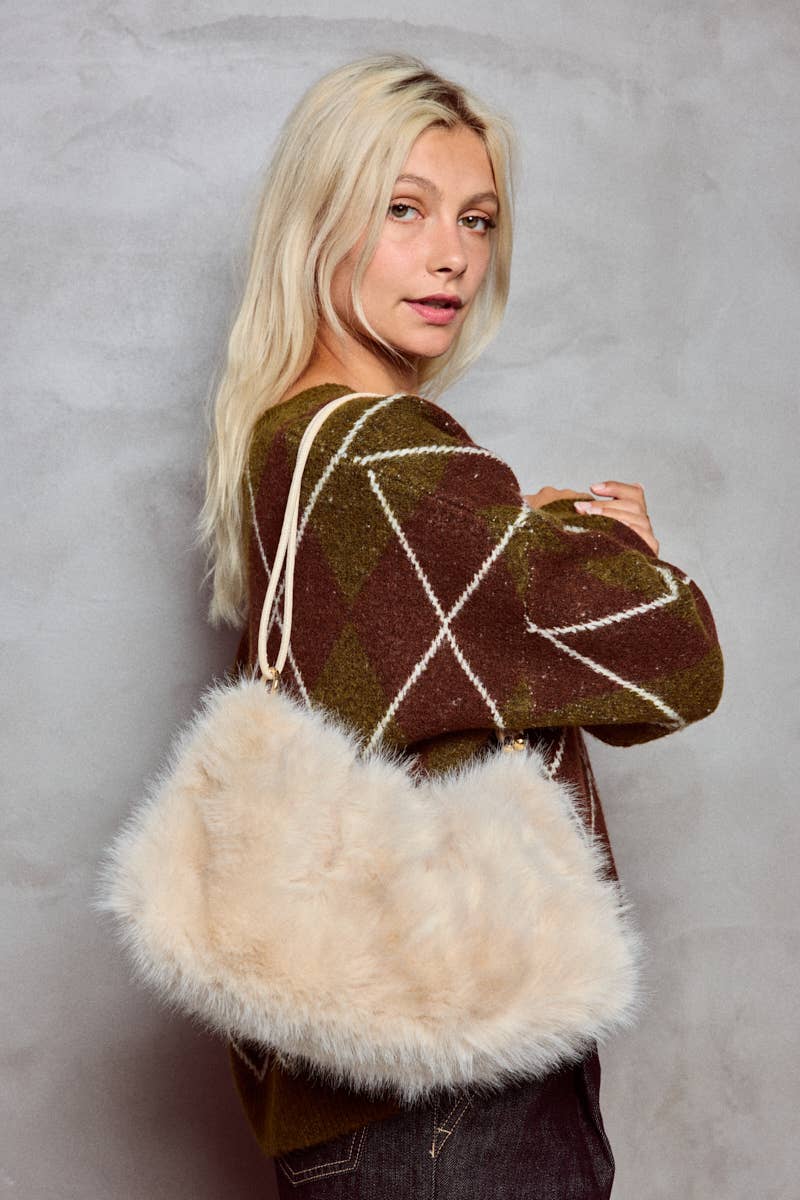 Sac en fausse fourrure