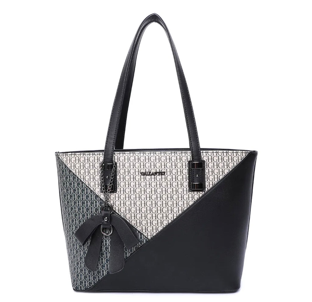 Sac Cabas bicolore monogramme GALLANTRY