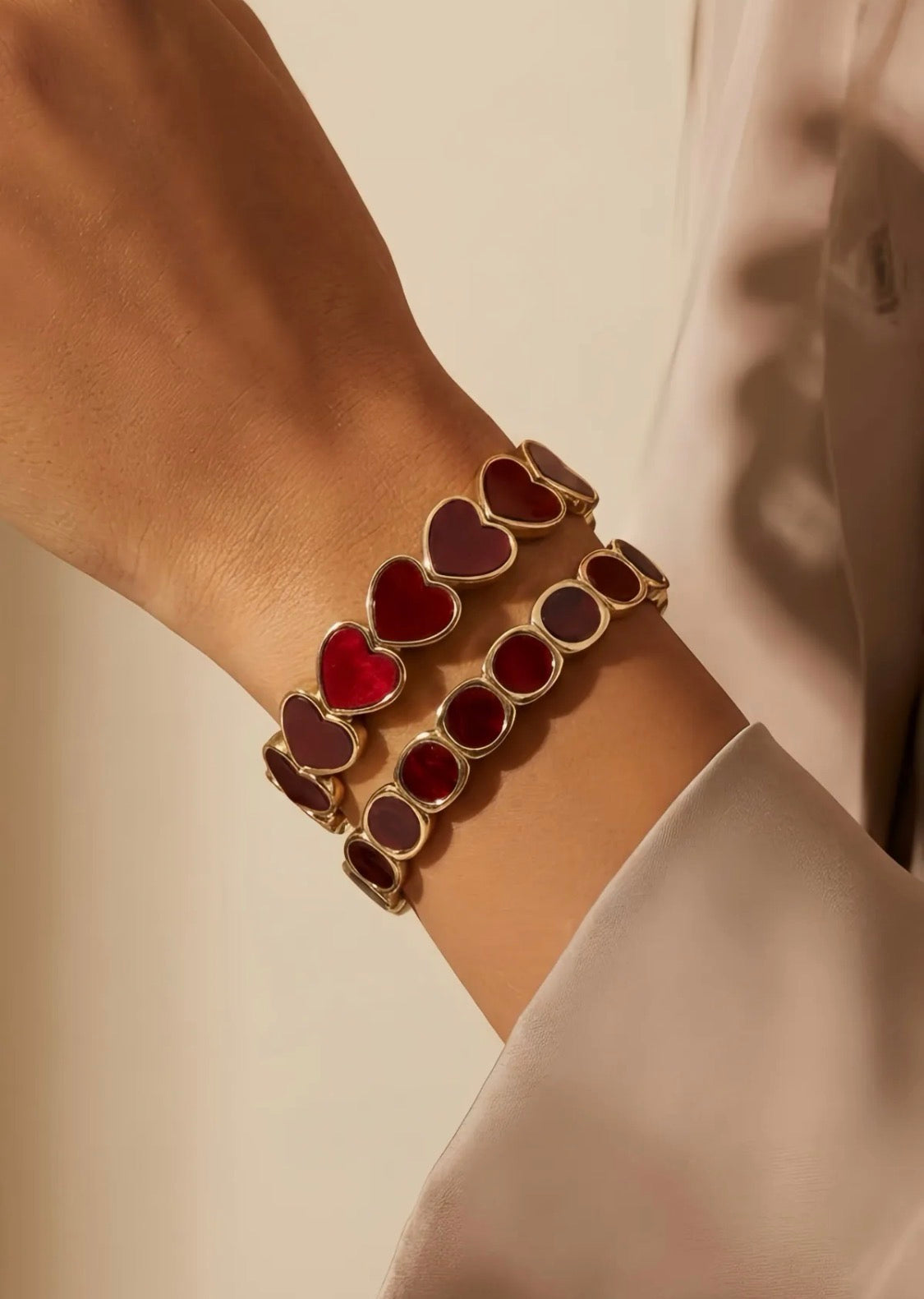 Bracelet Élastique Médaillons Dorés BYREN