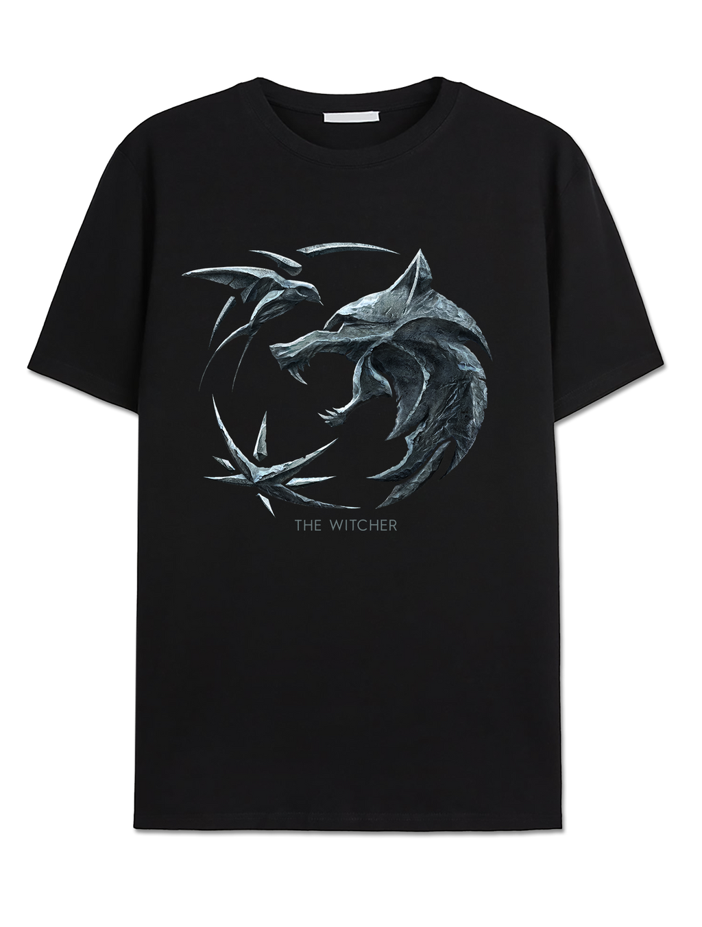 T-shirt Witcher - Logo Loup - T-shirt homme - COTTON DIVISION