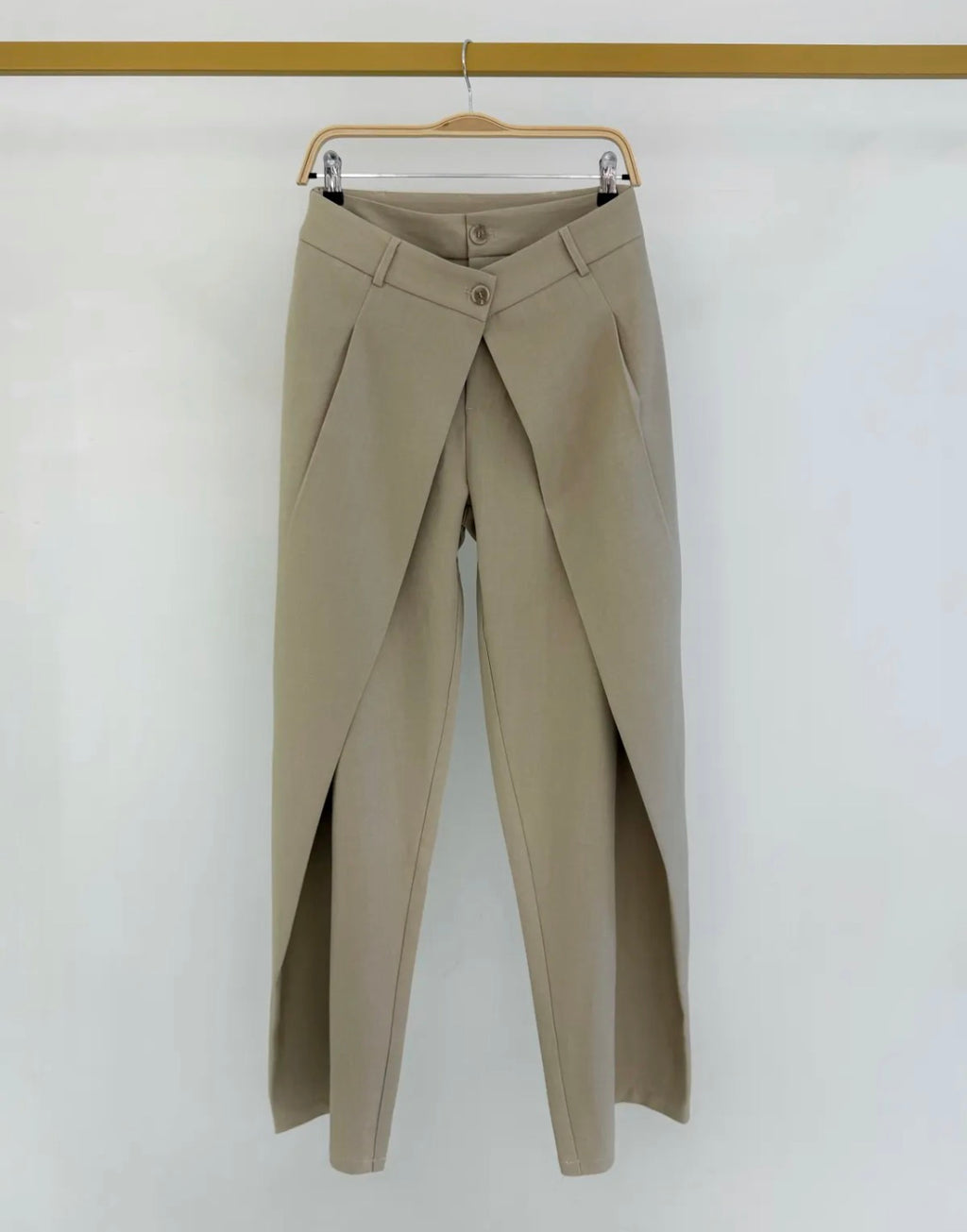Pantalon ample femme à double taille FRIME