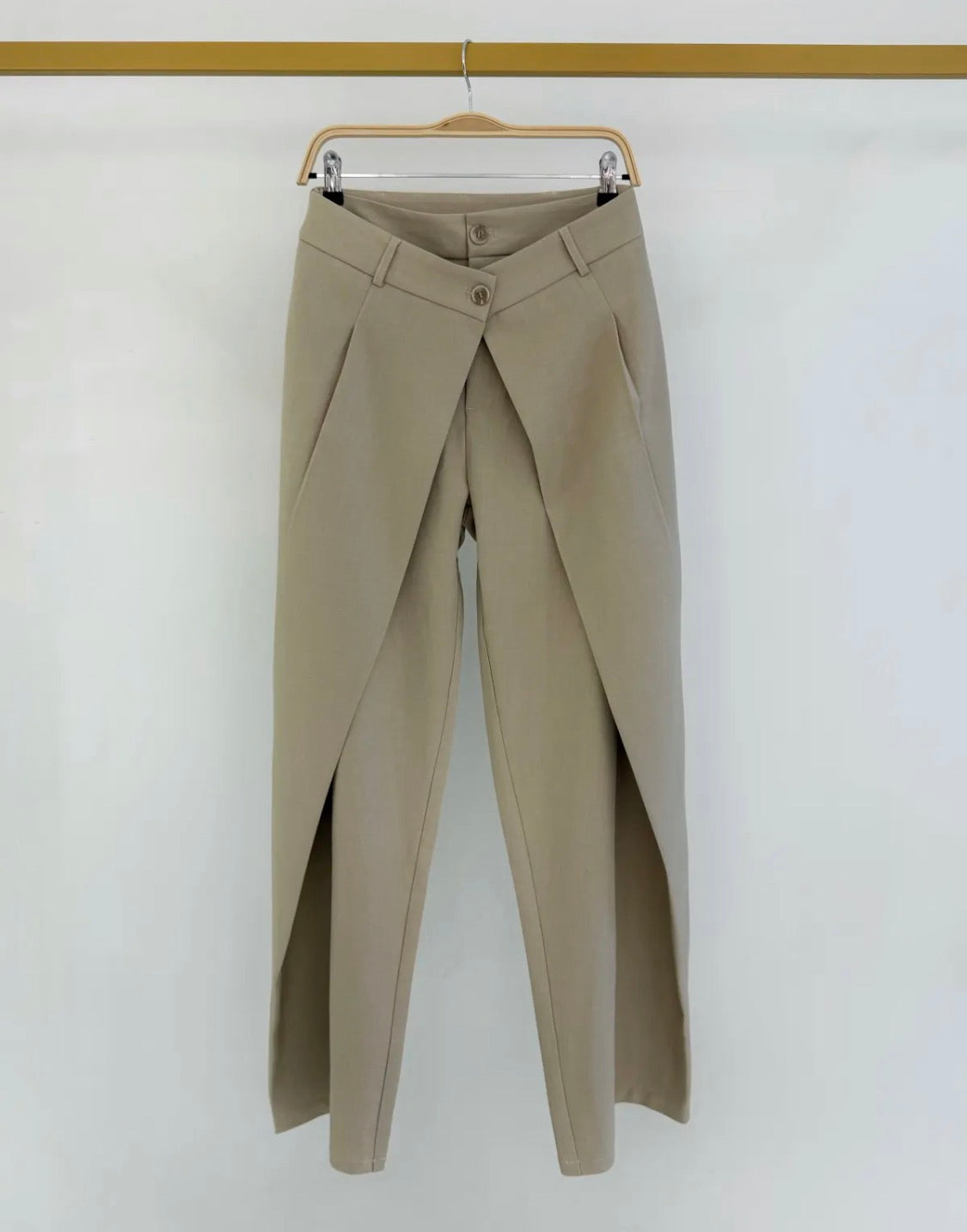 Pantalon ample femme à double taille FRIME