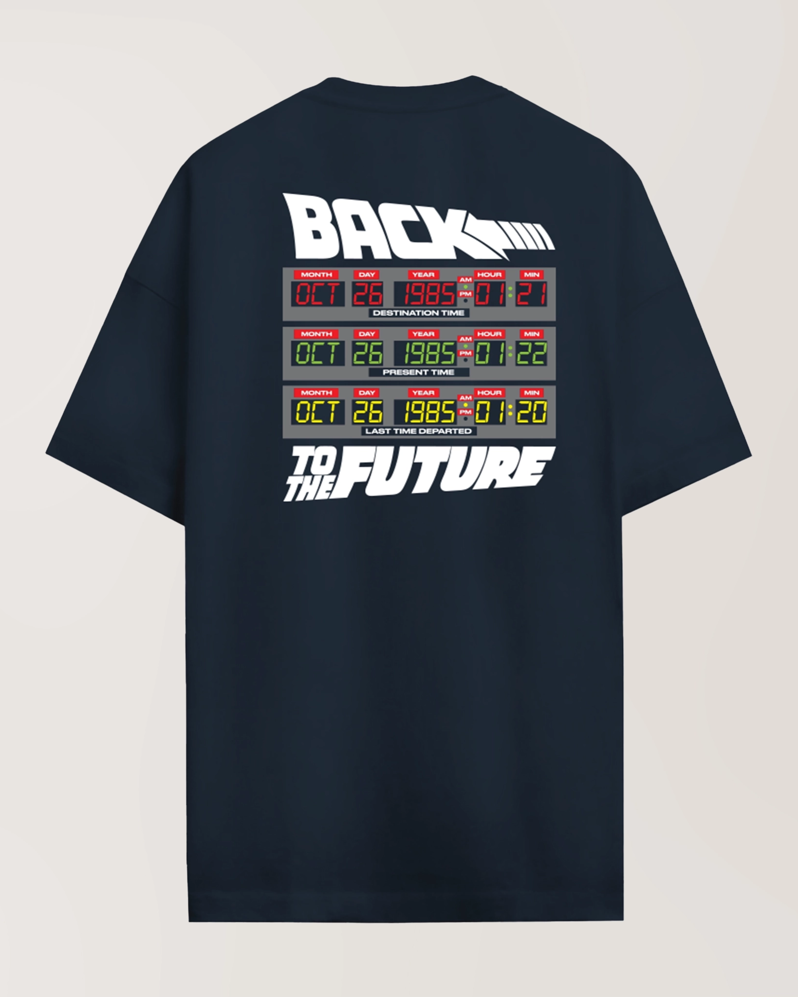 T-shirt OFFICIEL Retour vers le Futur – OUTATIME - T-shirt homme - COTTON DIVISION