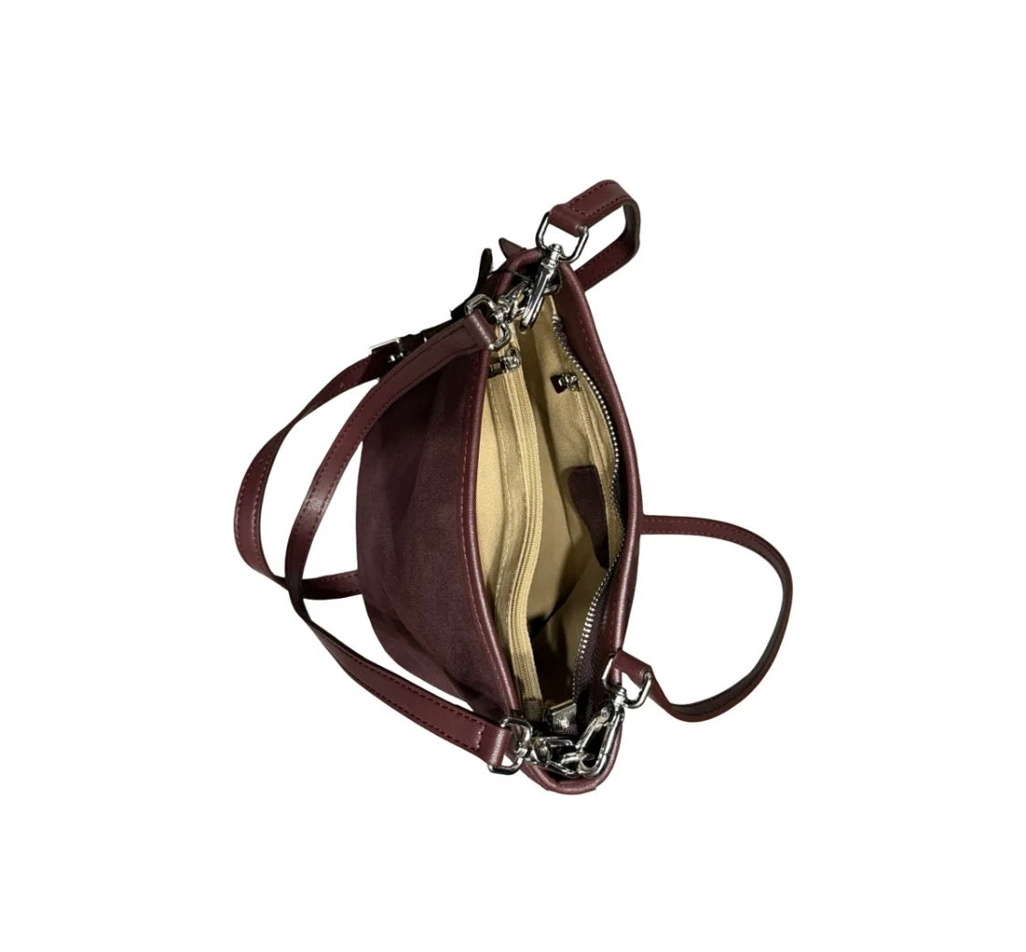 Sac en cuir suédé Céleste LOUISA LEE
