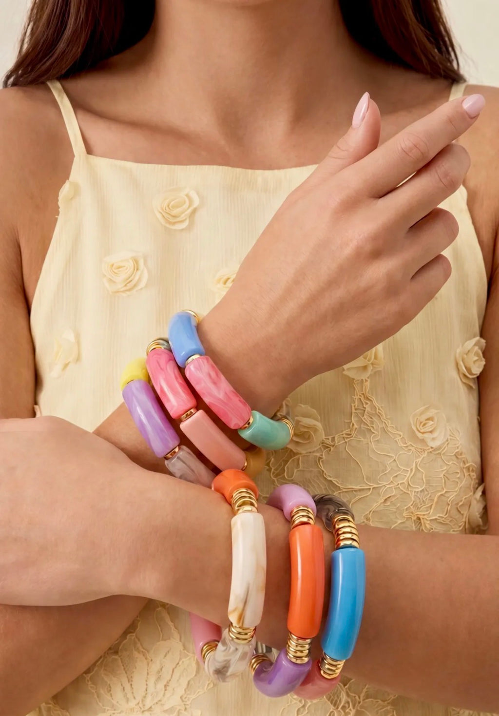 Bracelet élastique coloré BYREN | ÉLINE L'ATELIER