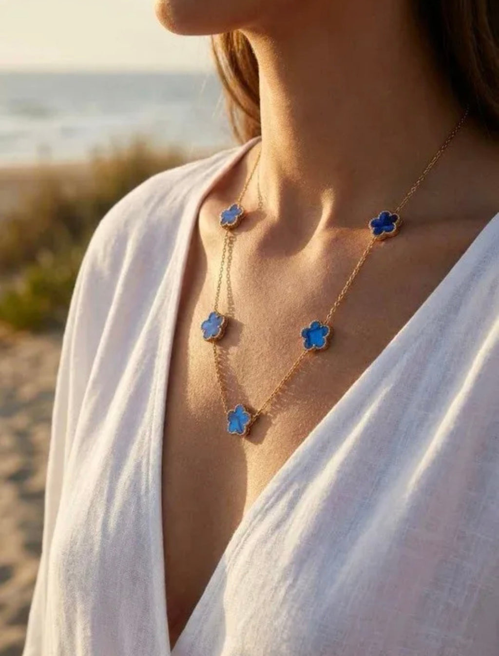 Collier trèfle réversible BIJOUX MYSTÈRES