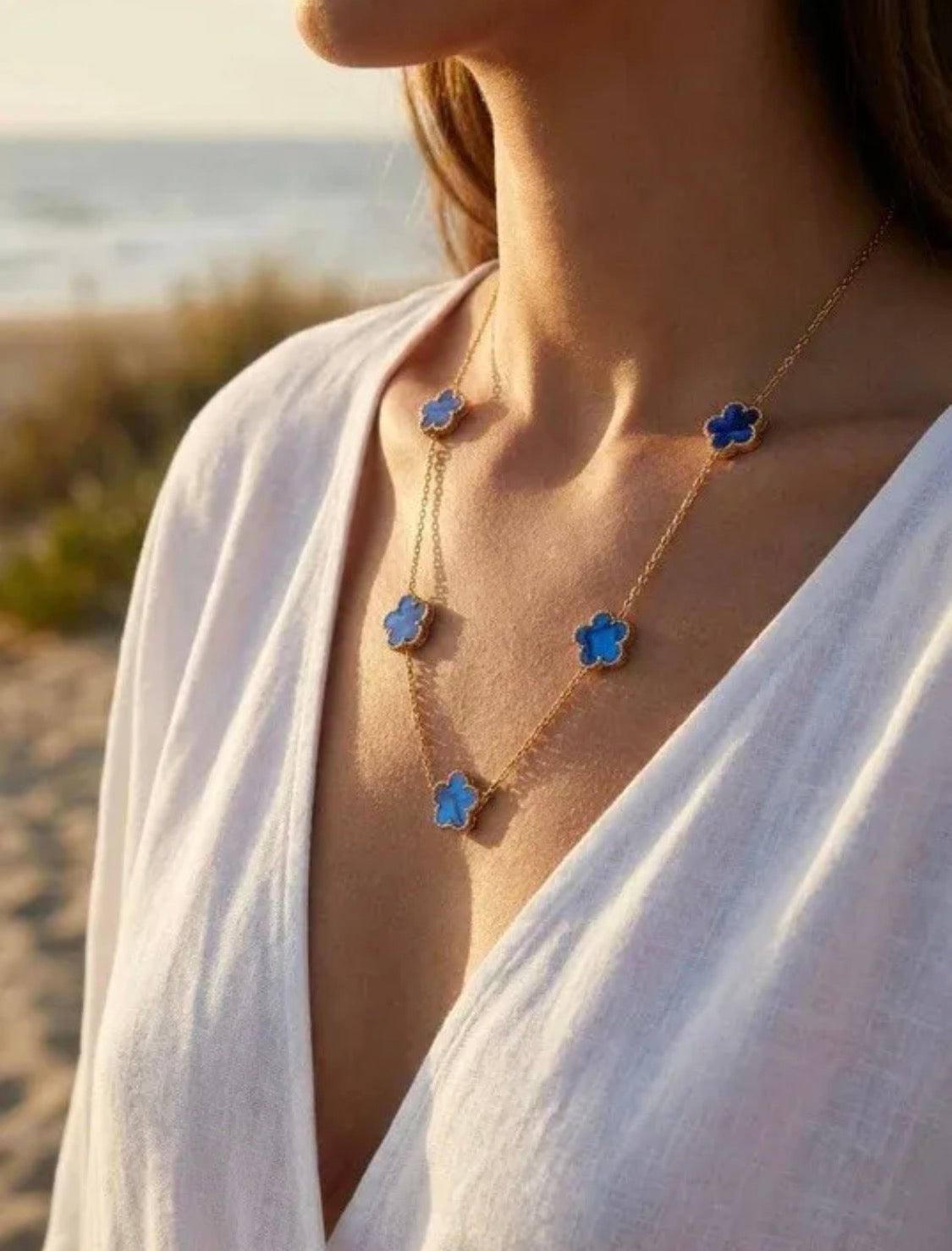 Collier trèfle réversible BIJOUX MYSTÈRES