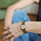Montre Colette dorée chiffres romains GG LUXE WATCH