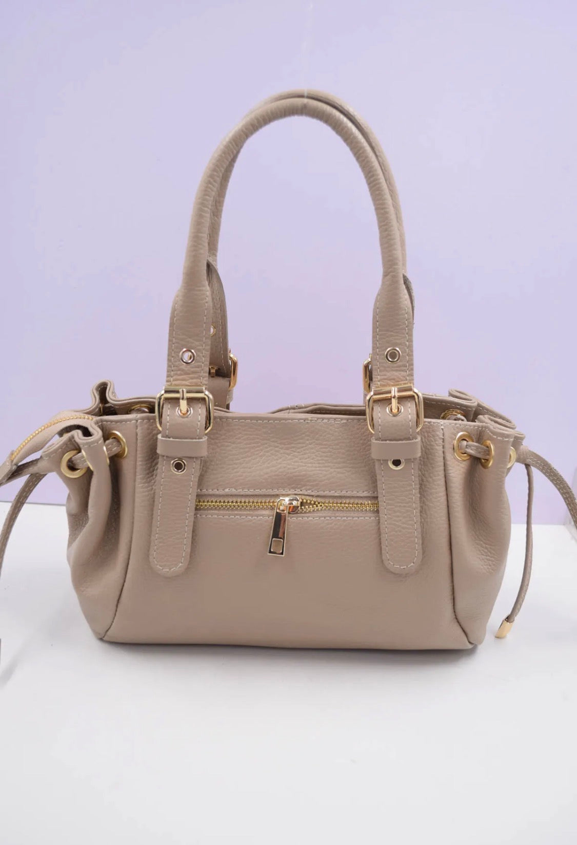 Sac à main cuir litchi SYSTYLE