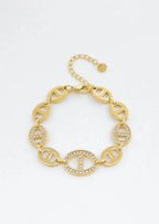 Bracelet maillons ovales scintillants BIJOUX MYSTÈRES