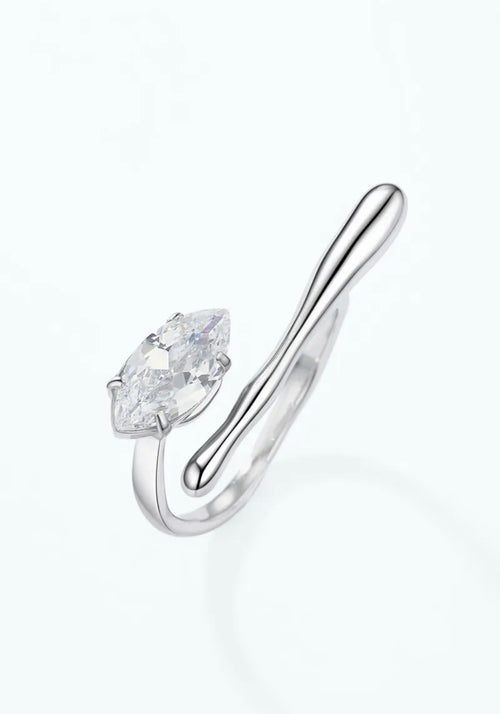 Bague Croisée Zircon Marquise ÉLINE L'ATELIER