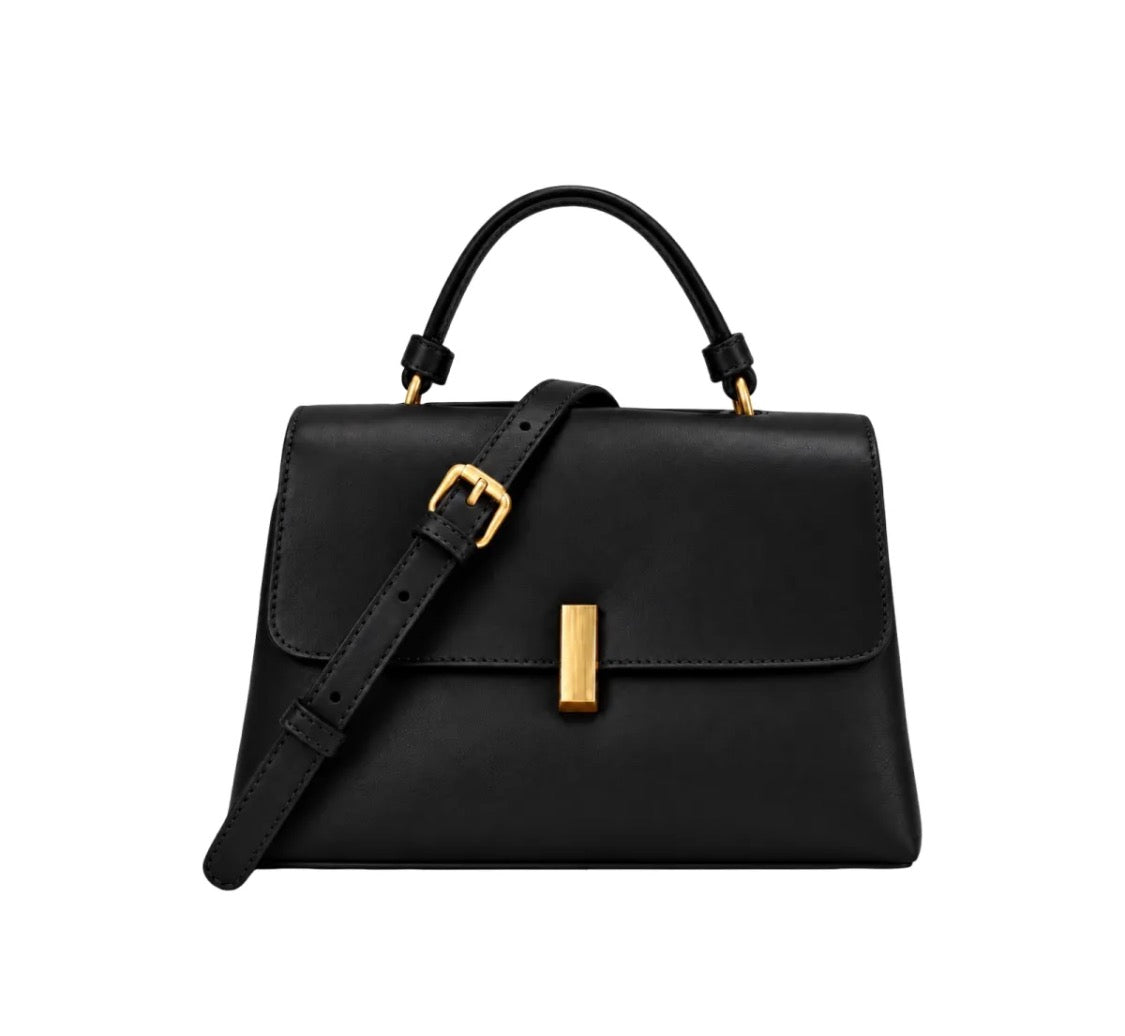 Sac bandoulière en cuir lisse Amour LOUISA LEE
