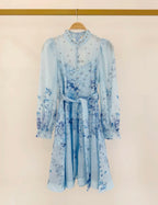 Robe imprimée à strass FRIME
