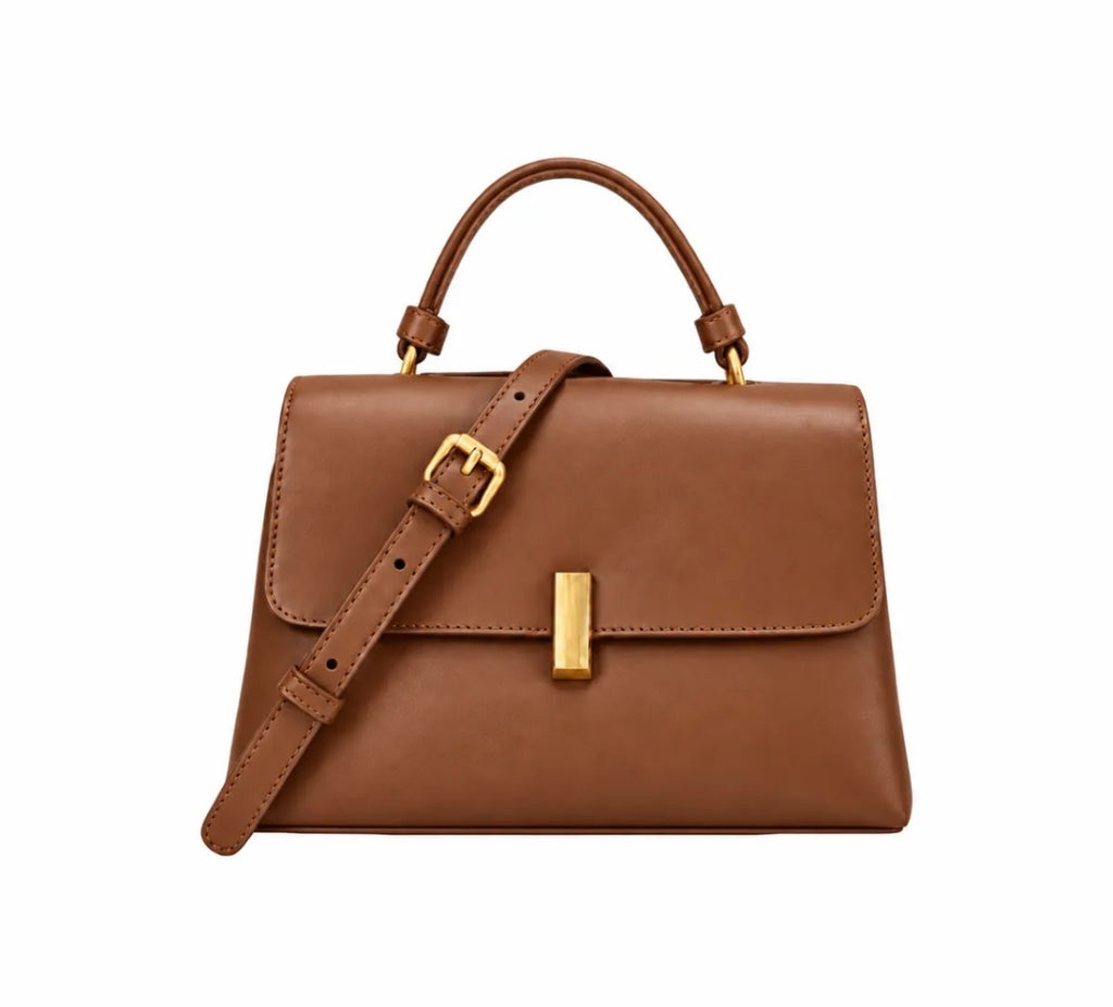 Sac bandoulière en cuir lisse Amour LOUISA LEE