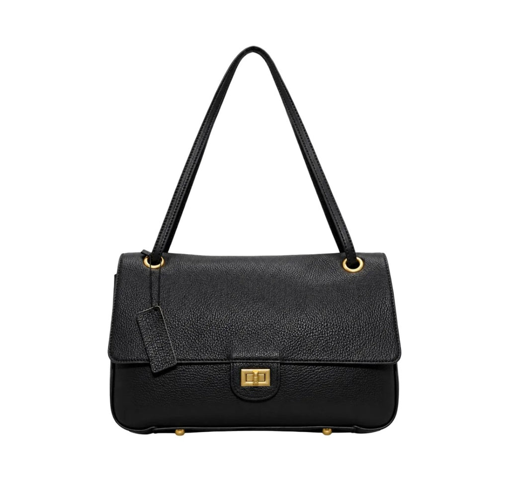 Sac épaule en cuir grainé Apoline LOUISA LEE