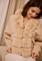 Gilet col fourrure amovible FRIME