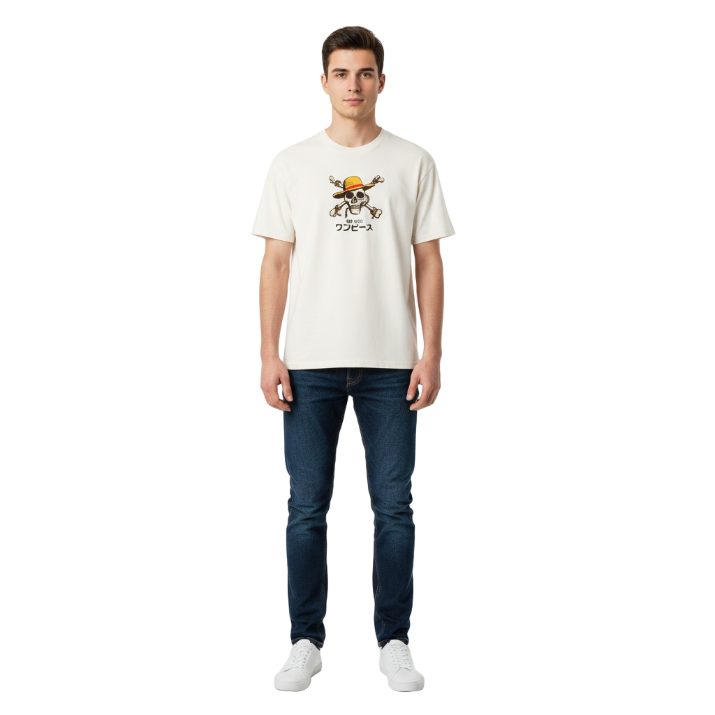 T-shirt One Piece Unisexe avec Logo Mugiwara - T-shirt homme - COTTON DIVISION