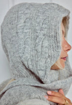 Bonnet écharpe 2-en-1 en laine BYREN | ÉLINE L'ATELIER