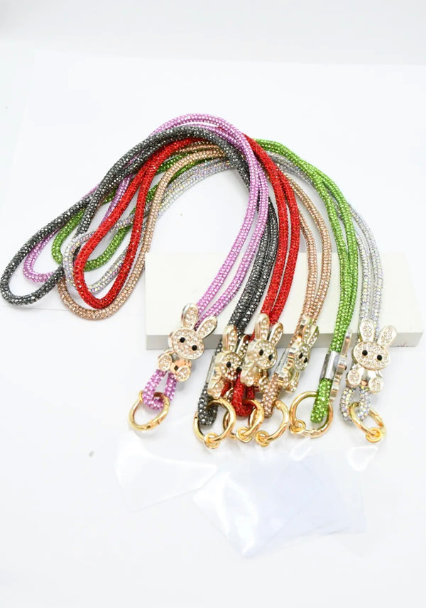 Chaîne de Portable Strass Charm Lapin Doré ROSA