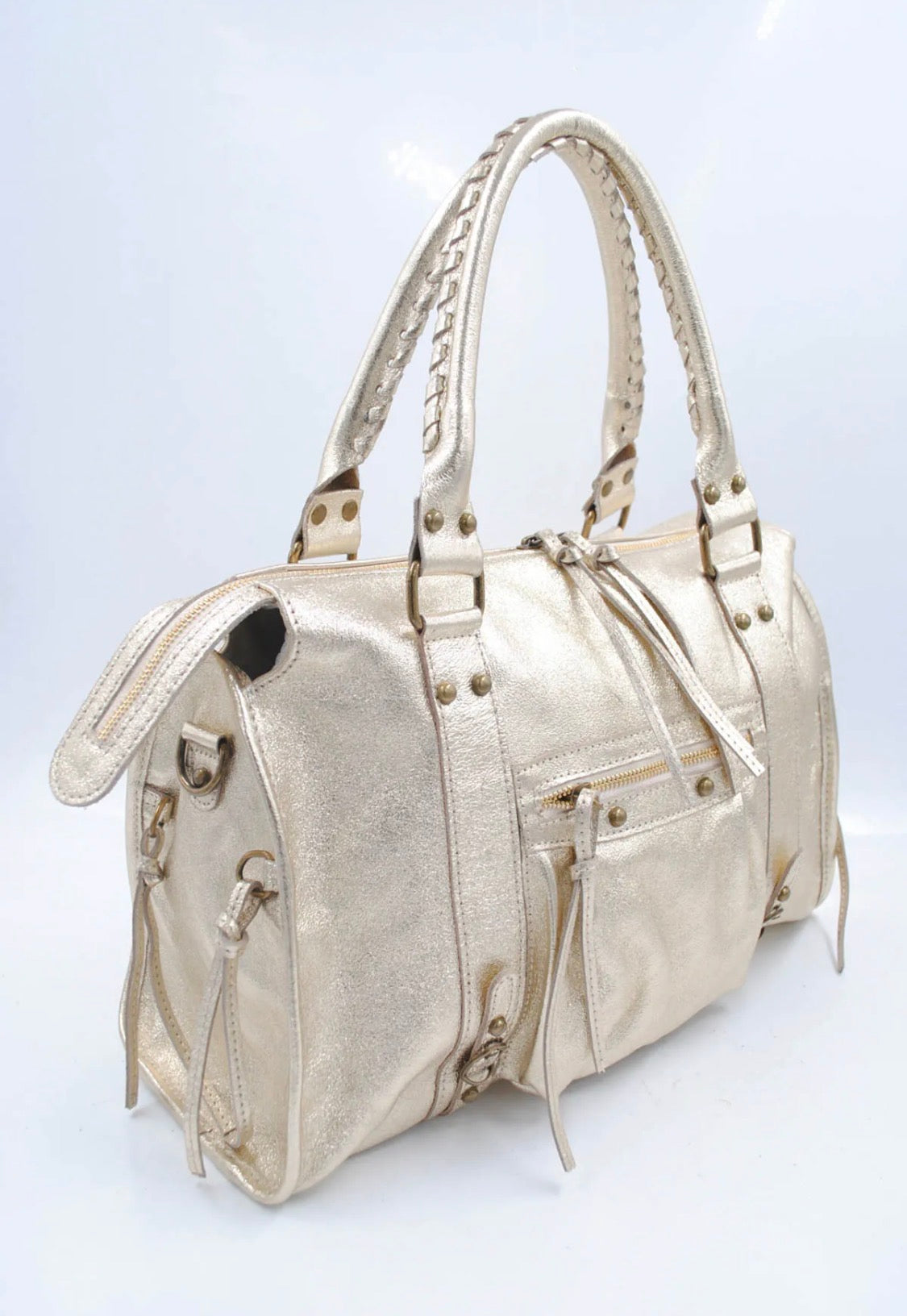 Sac format A4 cuir vachette SYSTYLE