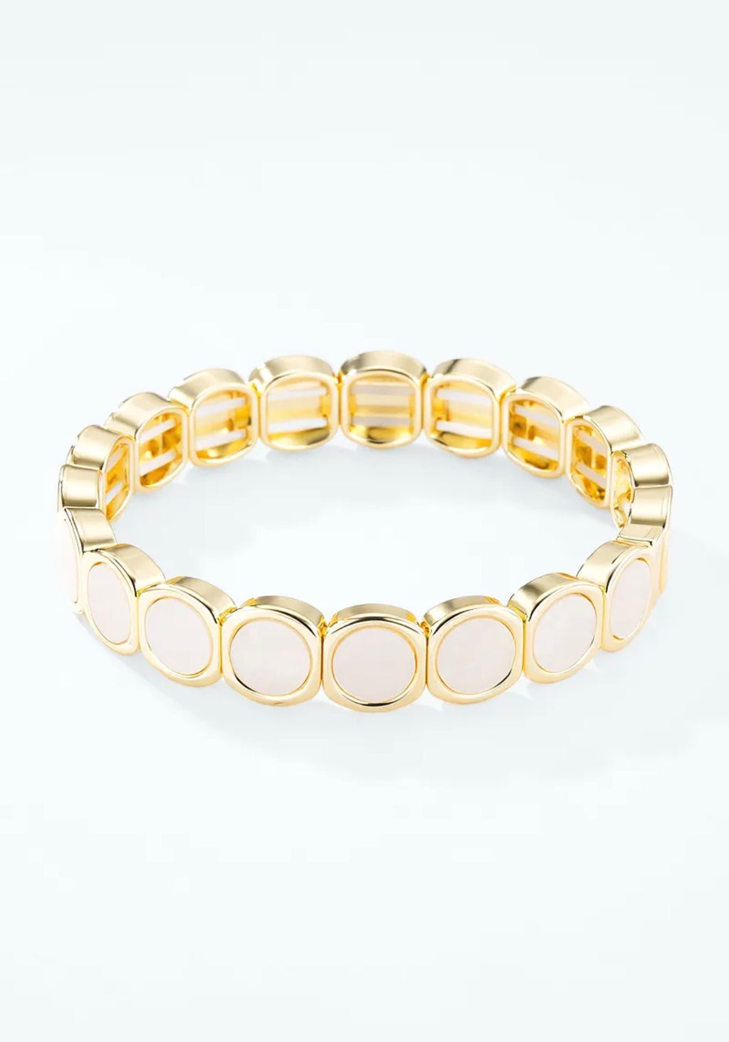 Bracelet Élastique Médaillons Dorés BYREN