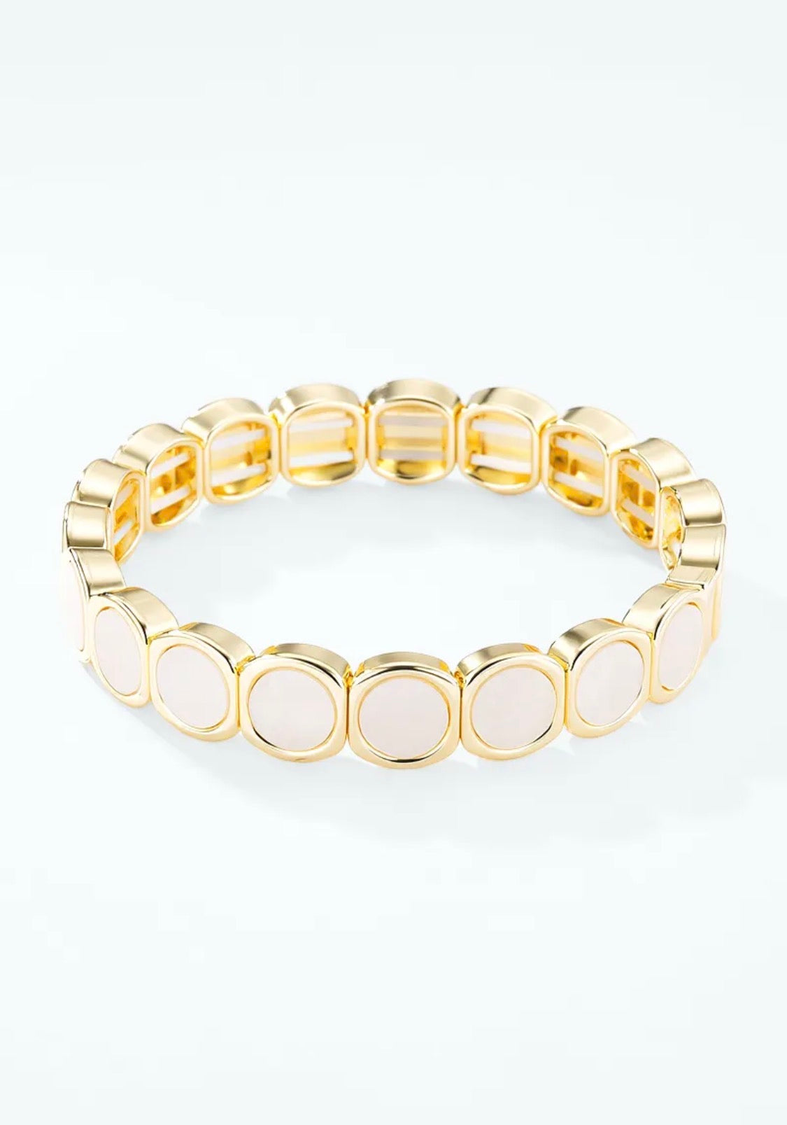 Bracelet Élastique Médaillons Dorés BYREN