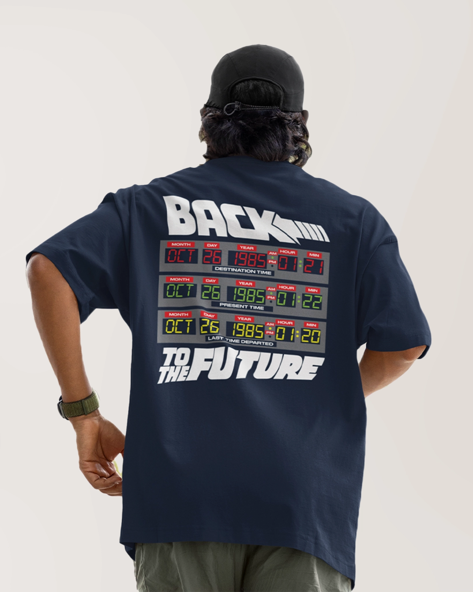 T-shirt OFFICIEL Retour vers le Futur – OUTATIME - T-shirt homme - COTTON DIVISION