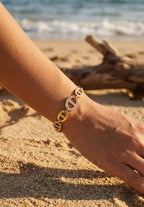 Bracelet maillons ovales scintillants BIJOUX MYSTÈRES