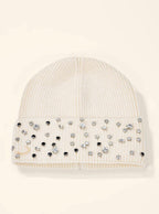 Bonnet côtelé à strass femme ÉLINE L'ATELIER