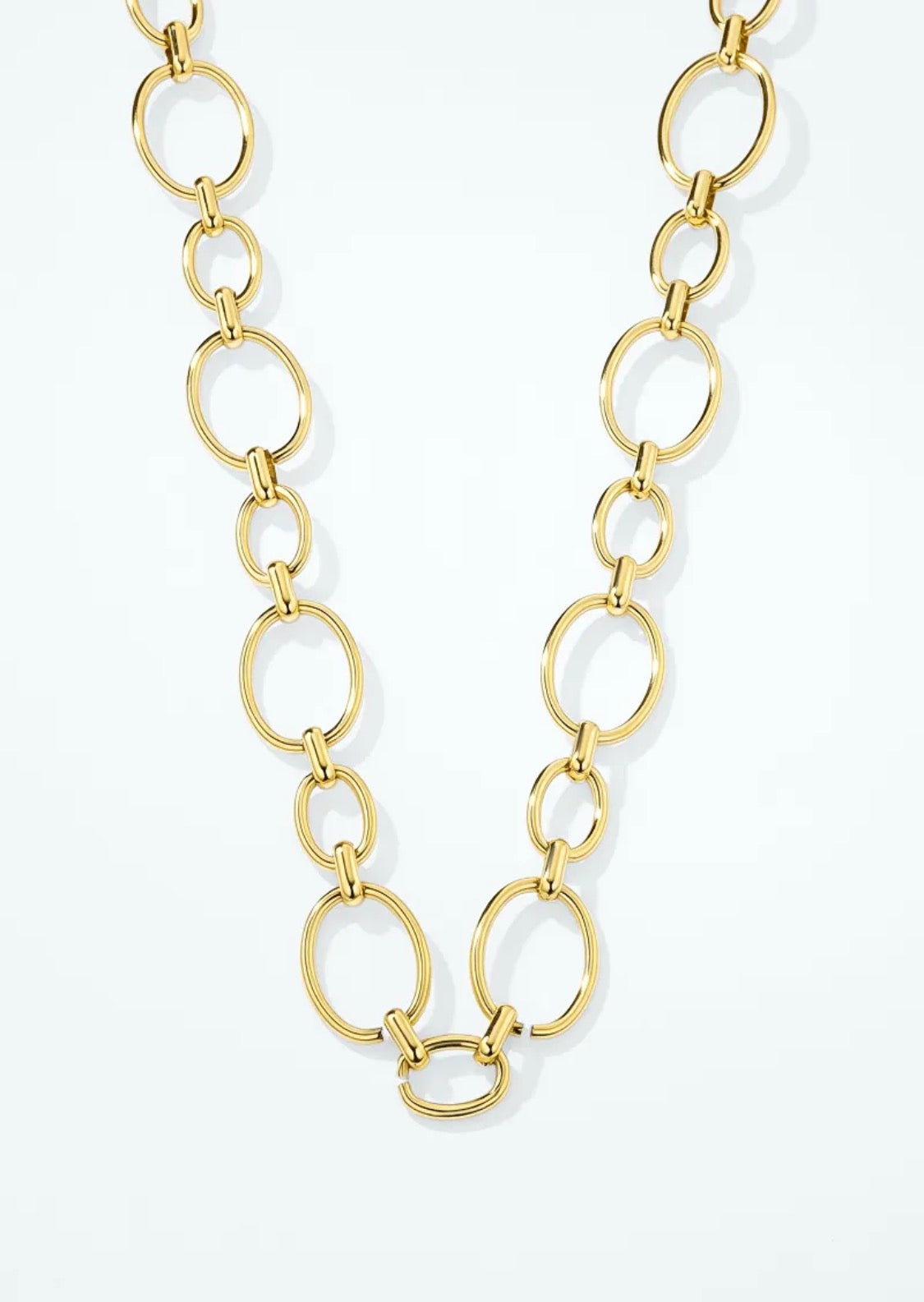 Collier doré à maillons ovales ÉLINE L’ATELIER