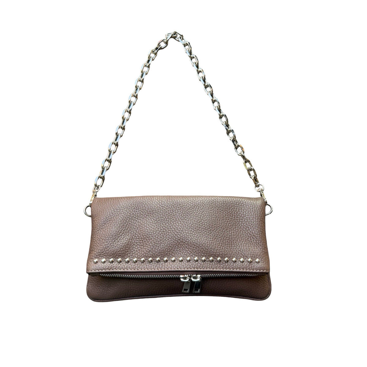 Pochette cuir de vachette grainé LOUISA LEE
