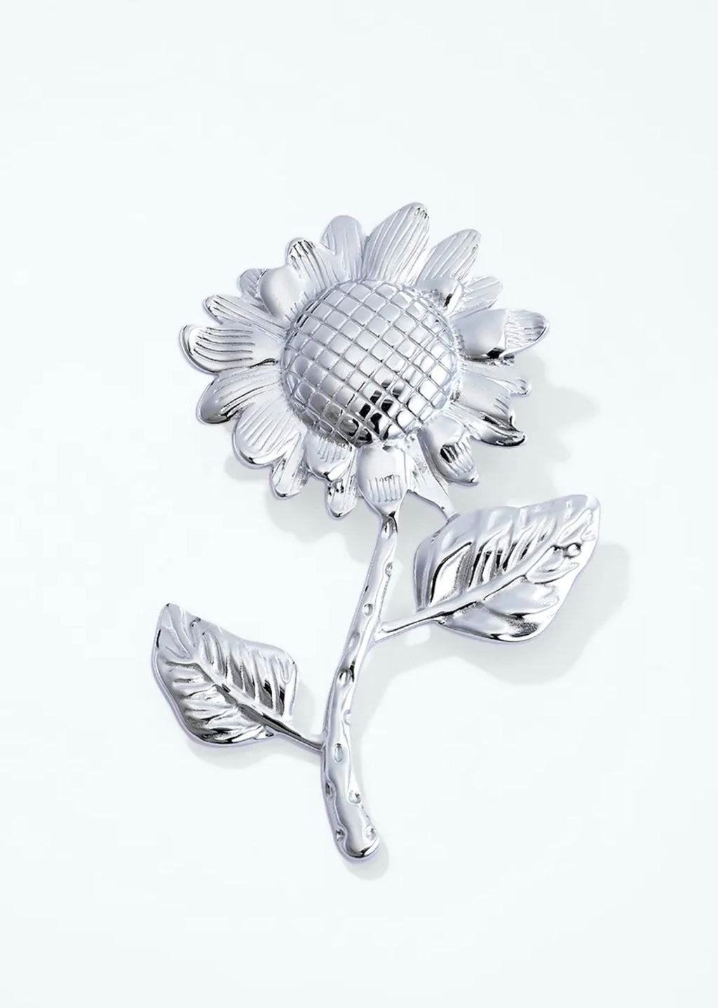 Broche tournesol en acier inoxydable ÉLINE L’ATELIER