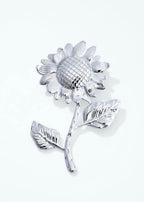 Broche tournesol en acier inoxydable ÉLINE L’ATELIER